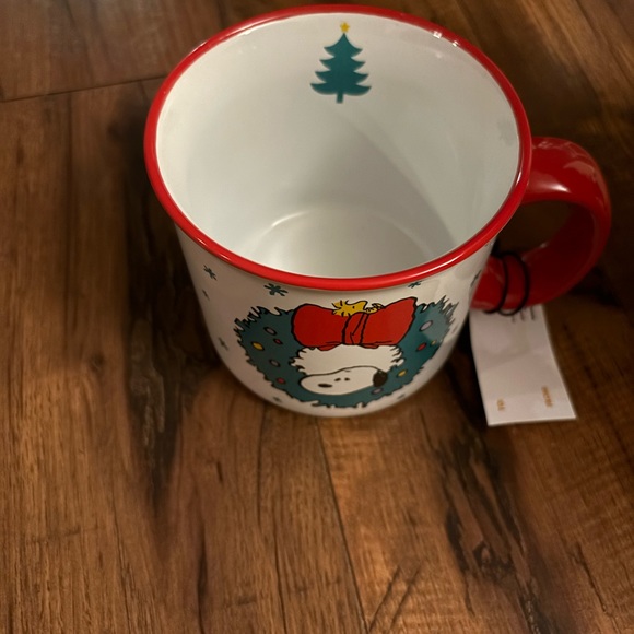 Peanuts snoopy Christmas wreath mug - Picture 2 of 4